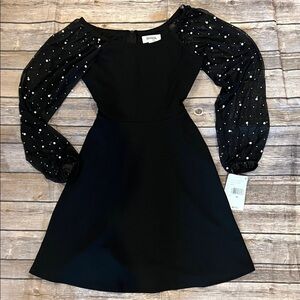 Speechless Kids Girls Size 10 Formal Dress with Pear and Crystal Sleeves